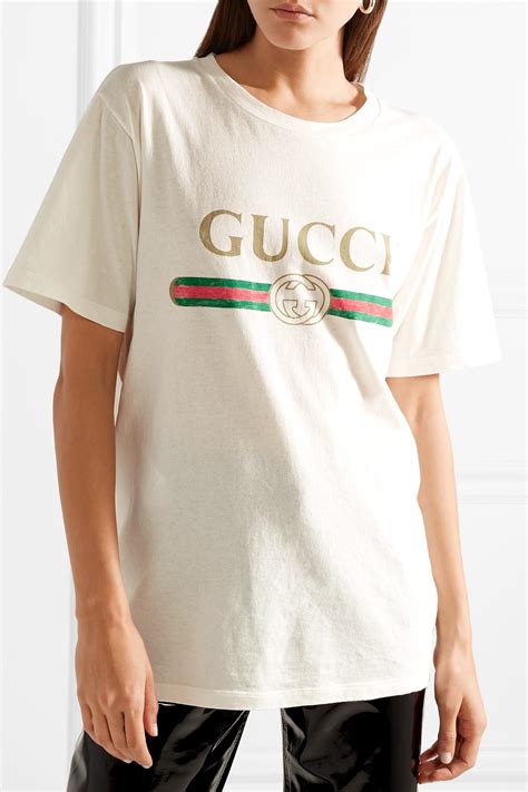 gucci distressed t shirt|gucci jersey t shirt.